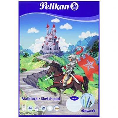 Imagen de Pelikan Bloc de pintura 137679 A4, 100 hojas, motivos variados, no es posible seleccionar, 70 g/m2, 1 unidad