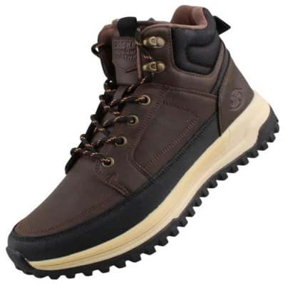 Imagen de Dockers by Gerli Boots Hombre Botas Marrón Oscuro EU42 Poliuretano, Suelas de Goma
