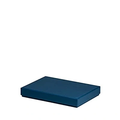Imagen de Rössler Papier 13521453901 Caja de cartón Boxline rectangular, apta para DIN A5, Azul marino, 1 unidad