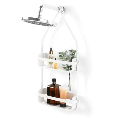 Imagen de Umbra Flex Organizador para ducha con dos niveles, Blanco