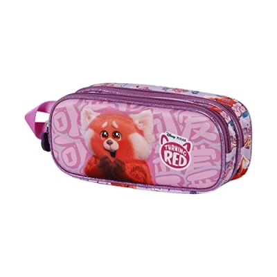 Imagen de Karactermania RED YAAY 3D Double Estuche escolar para niños, Talla: One Size, Rosa