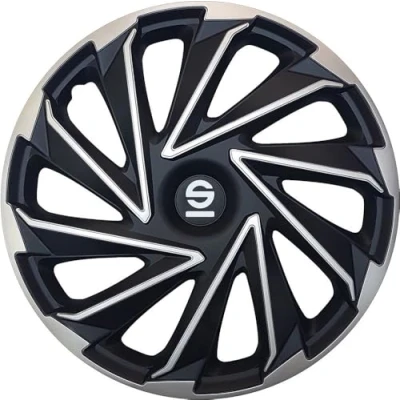 Imagen de SPARCO Verese SPC1480SVBK Tapacubos 14in plata, negro