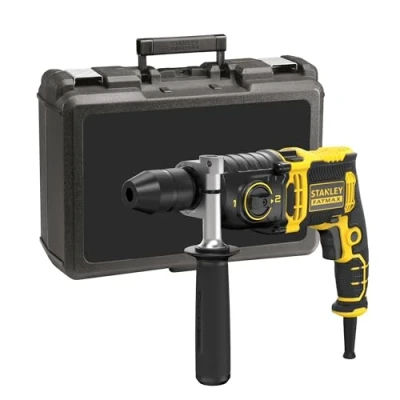 Imagen de STANLEY FATMAX FMEH850K QS Taladro percutor con cable 850W, 54.400 ipm, incluye maletín