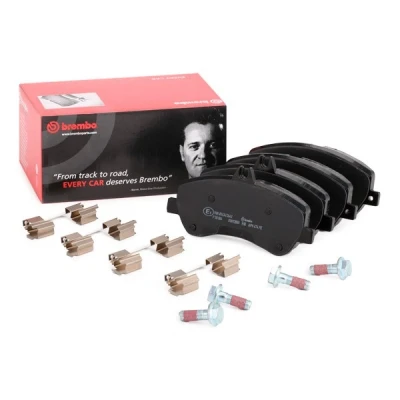 Imagen de BREMBO P 50 086 Juego de pastillas freno preparado para indicador desgaste con tornillos pinza sin accesorios MERCEDES BENZ: GLK norauto,
