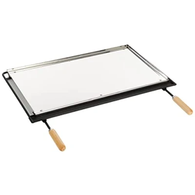 Imagen de Imex El Zorro Plancha para barbacoa, inox, 68 x 41 cm, GRIS, 71619
