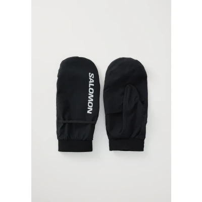Imagen de Salomon Bonatti Waterproof Guantes Unisexo Trail Running Senderismo MTB,Unisexo, Protección, Transpirabilidad, Detalles reflectantes, Negro, M/L