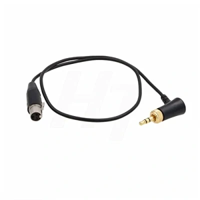 Imagen de HangTon Cable de audio Mini XLR TA3F 3,5 mm con bloqueo para receptor transmisor Sennheiser EK500G4 EK2000 y Sony UWP D11 D10 D20 a mezclador grabadora 664