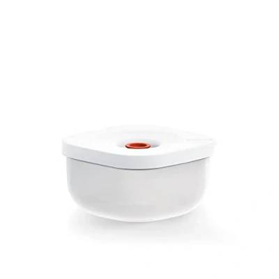 Imagen de Guzzini SAVE IT Contenedor de Vacío Bajo (S) Blanco, 12,5 x h7 cm 450 cc 11850011