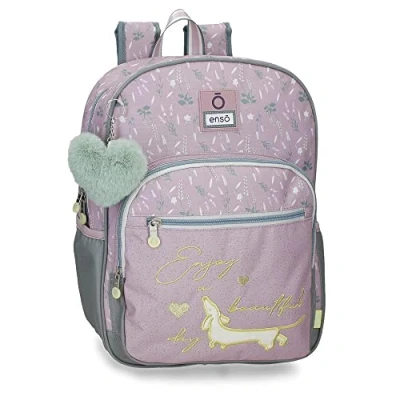 Imagen de Enso Beautiful day Mochila Escolar Morado 30x38x12 cms Poliéster 13,68L