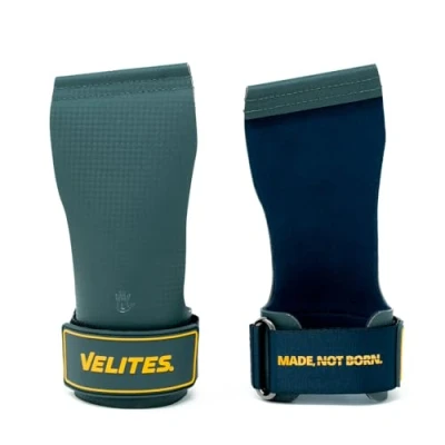 Imagen de Velites I Calleras Quad Ultra Sin Magnesio para Atletas de Crosstraining o Gimnasia Mejora Tus Resultados y consigue Objetivos Talla M Color Verde.