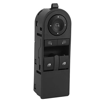 Imagen de Akozon interruptor elevador de ventana eléctrico 13228706 Accesorio automática para coche repuesto Zafira B MK2 2005 2012 Astra H MK5 2010
