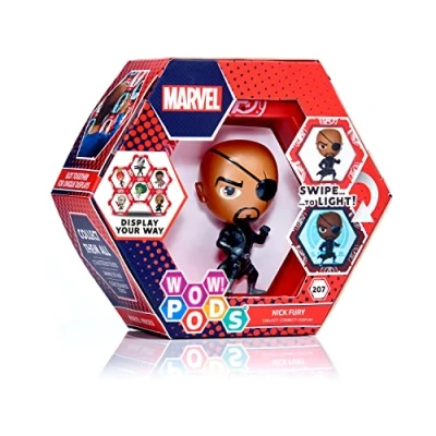 Imagen de WOW! PODS Colección Marvel Nick Fury Figura Coleccionable con luz y Sensor de Movimiento (Deqube 918MVL101643)