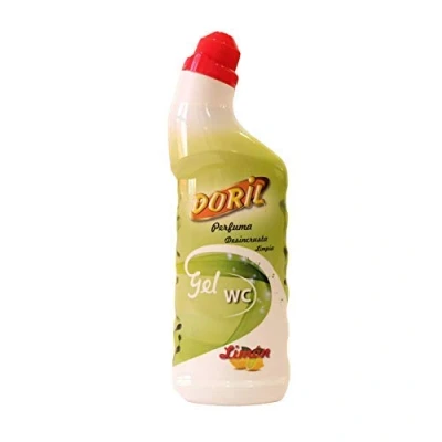 Imagen de DORIL Caja 8 uds Gel WC Antiincrustante limón Lejia. Botella 750ml