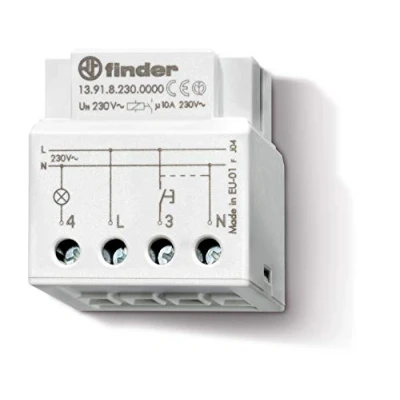 Imagen de Finder serie 13 Rele electronico impulso interruptor unipolar 230v 10a