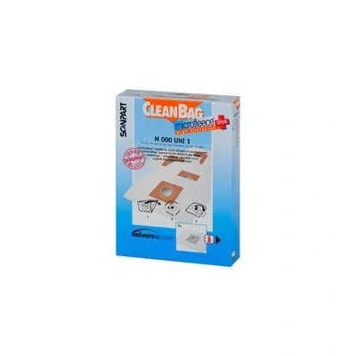Imagen de Bolsas de aspirador Scanpart M000 Universal Compatible adaptable a tu aspirador, Pack 4 unidades