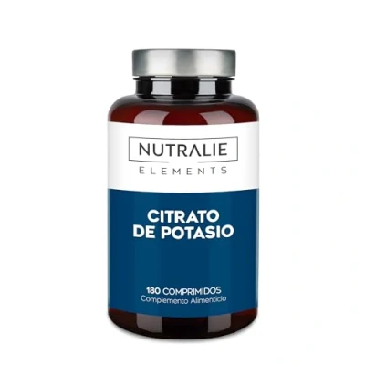 Imagen de Potasio Citrato de Alta Dosis 2880mg Elemento Puro +1000mg Músculos Potassium Citrate 180 Comprimidos Nutralie