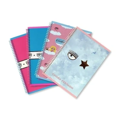 Imagen de Pigna Skip Chiara Ferragni Cuaderno (A5, 4 unidades), Rayas 1R, F. to A5 15 x 21, 02317981R