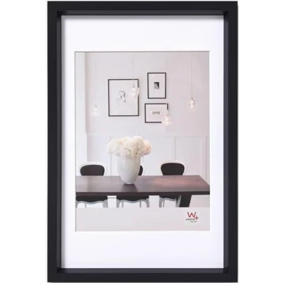 Imagen de Walther Design ES824B Steel Style, Marco De Plástico, 18x24 cm, Negro