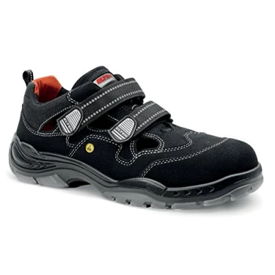 Imagen de ELTEN Zapatos de seguridad SCOTT ESD S1, hombre y mujer, textil, puntera plástico (más ligero que la acero), ligero, deportivo, negro, talla: 38