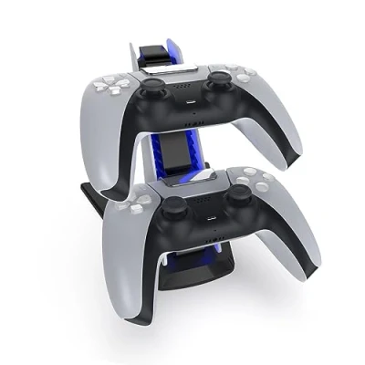 Imagen de Mando Cargador Base para PS5, de carga doble Sony Playstation 5 Controller Gamepad Joystick