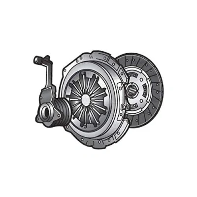 Imagen de VALEO 834311 Kit de Embrague con placa apriete embrague, desembrague central plato sin sensor 240 RENAULT: SCENIC 2