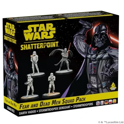 Imagen de Atomic Mass Games Star Wars Shatterpoint: Fear and Dead Men Squad Pack de Escuadra A Partir 14 años para 2 Jugadores 90 Minutos por Partida Multilenguaje (Incluye Español)