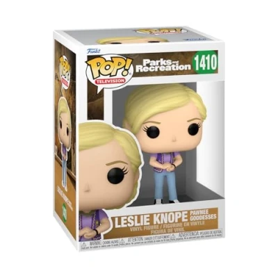 Imagen de Funko POP! TV: Parks &amp; Recreation Leslie Knope (Goddess) And Figuras Miniaturas Coleccionables Para Exhibición Idea De Regalo Mercancía Oficial Fans TV