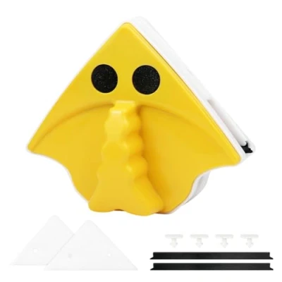 Imagen de Limpiador Cristales Magnetico para Ventanas Doble Cristal EléCtrico, Limpia Iman, Magnetic Window Cleaner, Cepillo de Limpieza del limpiaparabrisas, 3 8mm
