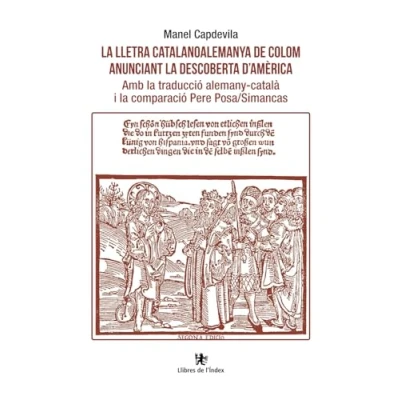 Imagen de la lletra catalanoalemanya de Colom anunciant descoberta d&#039;Amèrica (Fora col·lecció)