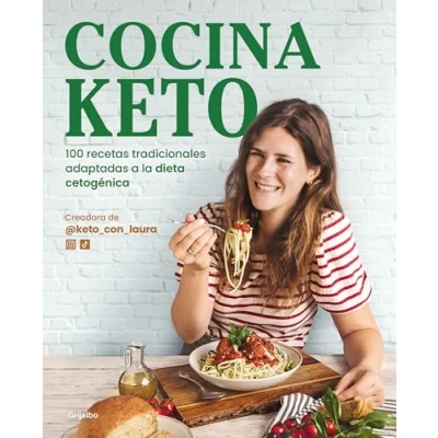 Imagen de Cocina keto: 100 recetas tradicionales adaptadas a la dieta cetogénica (Cocina saludable)