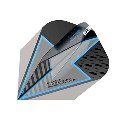 Imagen de Target Darts Phil Taylor Power Series No.6 Dardos Plumas, Unisex, Negro