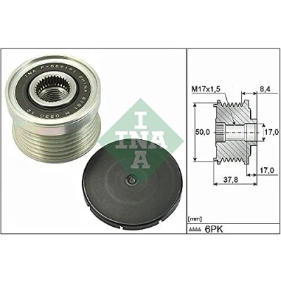 Imagen de INA 535 0292 10 Rueda Libre Alternador se requiere herramiente especial para montaje NISSAN: Qashqai 2