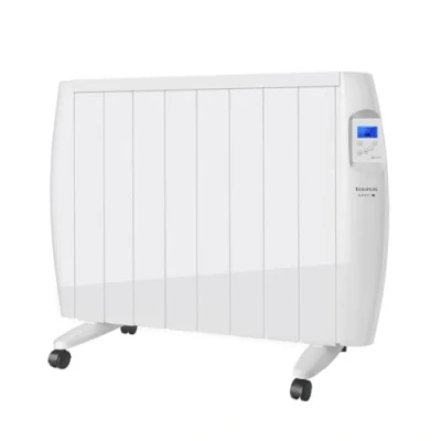 Imagen de Taurus Emisor Térmico WIFI Malbork Connect 1500W 3 Modos + Temperatura Ajustable Ruedas Soporte Radiador Eléctrico APP Alexa Google Home Apto Baños IP24 Pantalla LCD 15m2 58x77.5x8