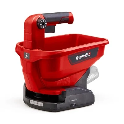Imagen de Einhell Esparcidor universal GE US 18 Li Solo Power X Change (iones de litio, 3,3 l, regulación velocidad 6 etapas, ajuste dispersión 8 sin batería ni cargador), rojo/negro