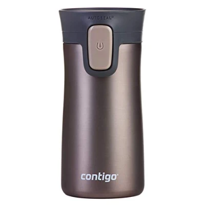 Imagen de Contigo Vaso Termico Pinnacle Autoseal, Termo Café, Taza de Viaje en acero inoxidable, antigoteo, Copa con Tapa fácil limpiar sin BPA, 300 ml