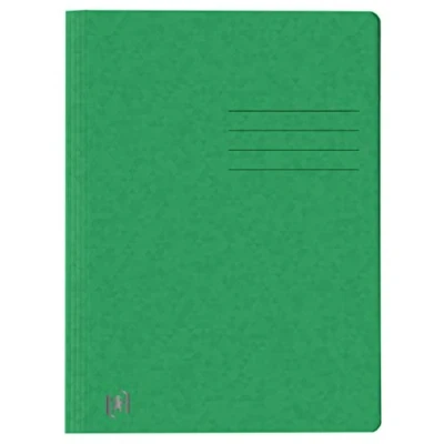 Imagen de Oxford Carpetas rápidas A4 de cartón, color verde, 25 unidades