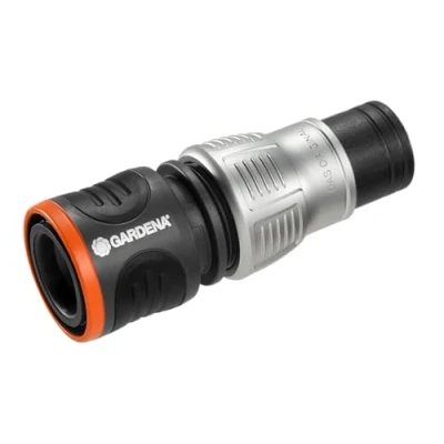 Imagen de Gardena Conector stop, resistente a las heladas, empaquetado, Negro, 13 mm (1/2&quot;) 15 (5/8&quot;)