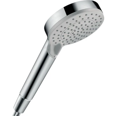 Imagen de hansgrohe Vernis Blend ducha de mano, alcachofa con 2 tipos chorro, cabezal redondo (⌀ 100 mm), sistema antical, cromo, 26270000