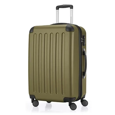 Imagen de HAUPTSTADTKOFFER Spree Maleta rígida, Trolley expandible, Equipaje de Viaje, 4 Ruedas Dobles, TSA, 65 cm, 74 litros, Avocado