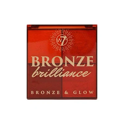 Imagen de W7 Bronze Brilliance Paleta &amp; Glow Light Medium