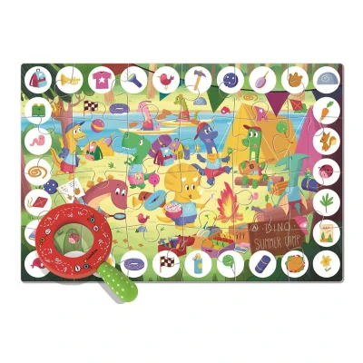Imagen de Puzzle Zoom Dinosaurios