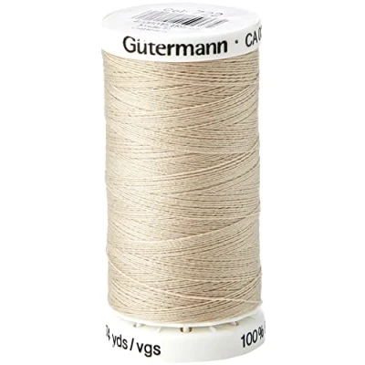 Imagen de Gütermann Sew All Hilo de poliéster, 250 m, Hueso (0722), Beige Bone, 5.5 x 2.7 cm