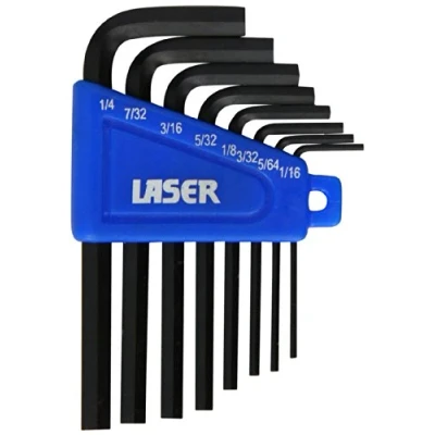 Imagen de Laser 0267 Imperial Hex Key Set 8pc