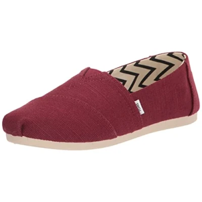 Imagen de TOMS Alpargata Mocasines Black cherry, Mujer, Talla: 36, cherry Tela
