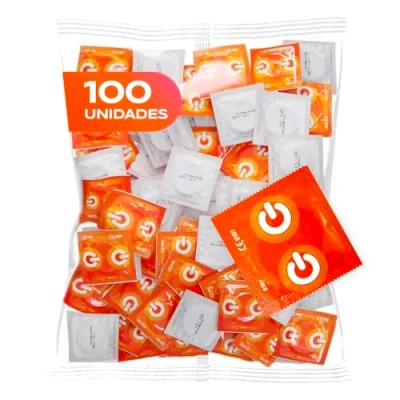 Imagen de ON) Condones Estimulantes I 54 mm de ancho Paquete 100 unidades Premium con textura Grosor pared delgado 0,07 veganos para hombres