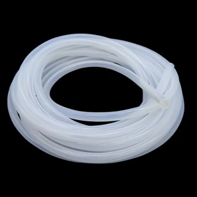 Imagen de iMeistek tubo de silicona 7 mm diámetro interior x 10 exterior 6 metros, manguera flexible grado alimenticio, para agua, aire, transparente