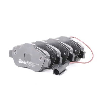 Imagen de BREMBO P 23 107 Juego de pastillas freno con contacto avisador desgaste tornillos pinza accesorios FIAT: 500 Hatchback