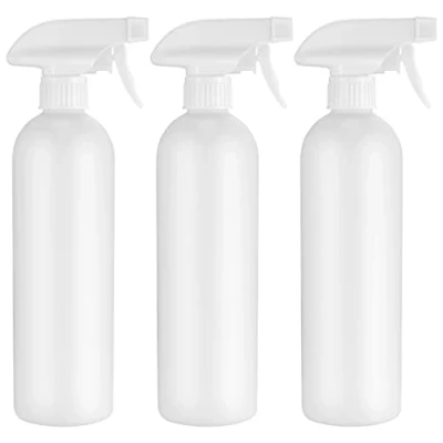 Imagen de Jttxiu 3 Piezas Botellas de Spray Vacías Plástico, 500 ml Pulverizador Bruma Fina, Botella Niebla Rellenables para Agua, Plantas (Blanco)