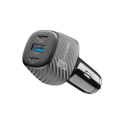 Imagen de Cargador coche CellularLine CBRUSB3PD103WK, 2 Puertos USB C 1 Puerto A, Hasta 103 W, Universal, Negro