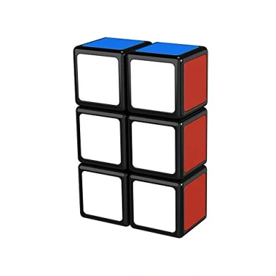 Imagen de OJIN MO Fang GE 1x2x3 Cube Puzzle One Layer Black Smooth Turning Toy para Principiantes (1x2x3)